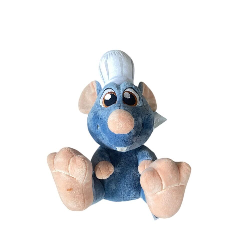 Disney Parks Epcot Chef Remy Ratatouille Big Feet 10" Plush Stuffed Toy NWT
